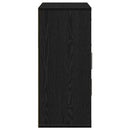 vidaXL Széf fiókkal Fekete tölgy 60 x 31 x 70 cm Faanyag