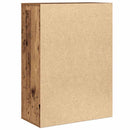 vidaXL Széf fiókkal Régi fa 79 x 38 x 80 cm Faanyag