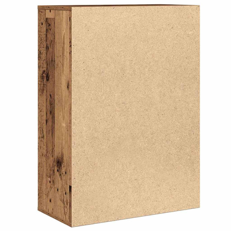 vidaXL Széf fiókkal Régi fa 79 x 38 x 80 cm Faanyag