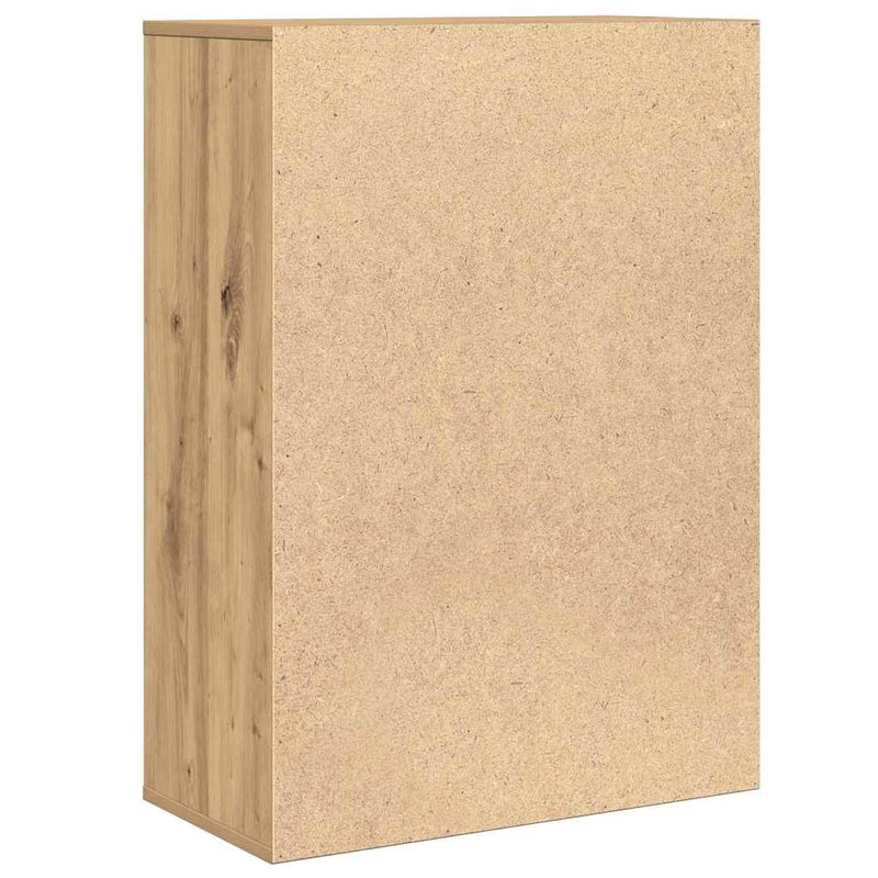 vidaXL Széf fiókkal kézműves tölgy 79 x 38 x 80 cm Faanyag