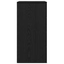 vidaXL Széf fiókkal Fekete tölgy 60 x 39 x 80 cm Faanyag