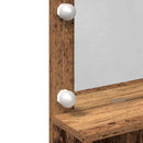 vidaXL Öltözködőasztal fiókkal Régi fa 80 x 41 x 134,5 cm Faanyag