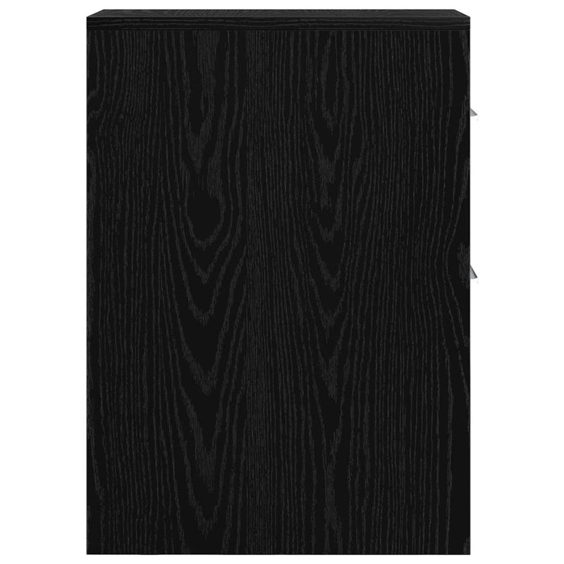 vidaXL Karcsú fürdő szekrény Musta tammi 22 x 44 x 61.5 cm Faanyag