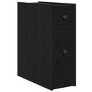 vidaXL Fürdőszoba bútor szett Fekete tölgy 80 x 18 x 60 cm Faanyag