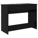 vidaXL Kozmetikai Asztal fiókkal Fekete tölgy 100 x 45 x 76 cm