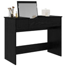 vidaXL Kozmetikai Asztal fiókkal Fekete tölgy 100 x 45 x 76 cm