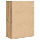 vidaXL Széf fiókkal kézműves tölgy 60 x 31 x 84 cm Faanyag