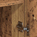 vidaXL Széf fiókkal Régi fa 79 x 38 x 80 cm Faanyag