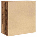 vidaXL Széf fiókkal Régi fa 79 x 38 x 80 cm Faanyag