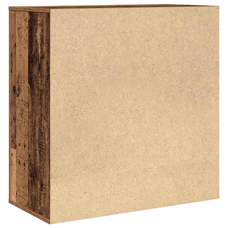 vidaXL Széf fiókkal Régi fa 79 x 38 x 80 cm Faanyag