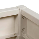 vidaXL Kerti cserép Fehér 36 x 36 x 35 cm Polipropilén