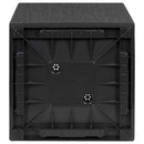 vidaXL Kerti cserép Antracit 36 x 36 x 35 cm Polipropilén