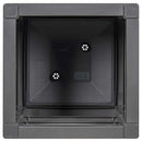 vidaXL Kerti cserép Antracit 36 x 36 x 35 cm Polipropilén