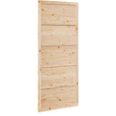 vidaXL Pajtaajtó Természetes 100 x 208 cm Tömör fenyőfa