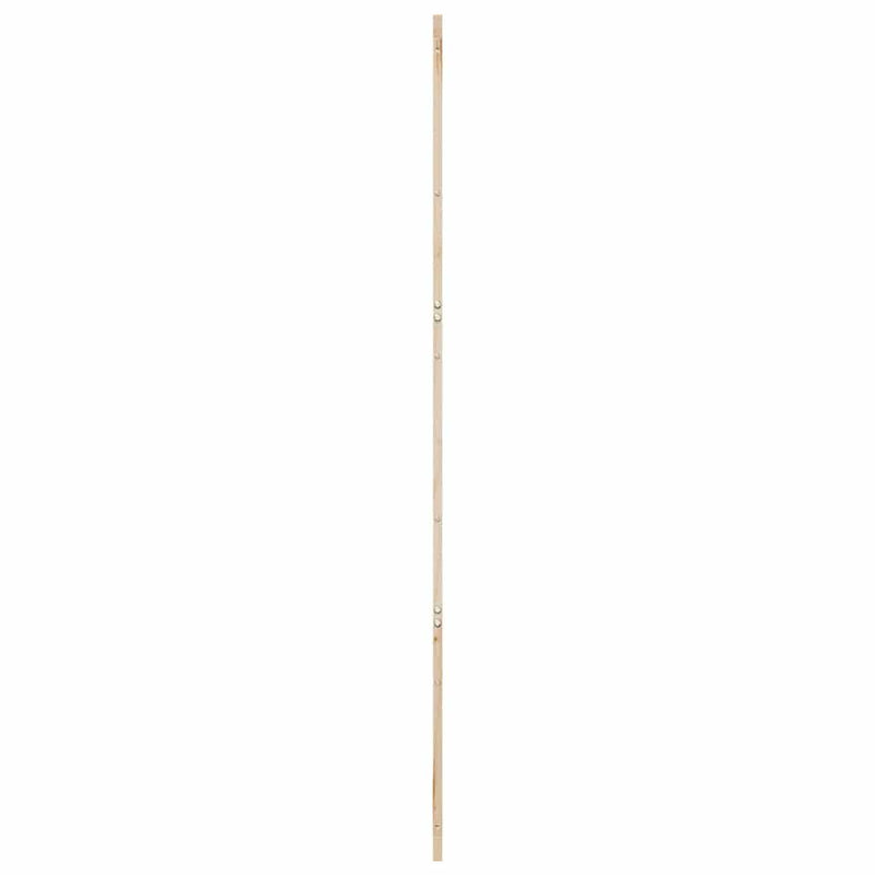 vidaXL Pajtaajtó Természetes 80 x 208 cm Tömör fenyőfa