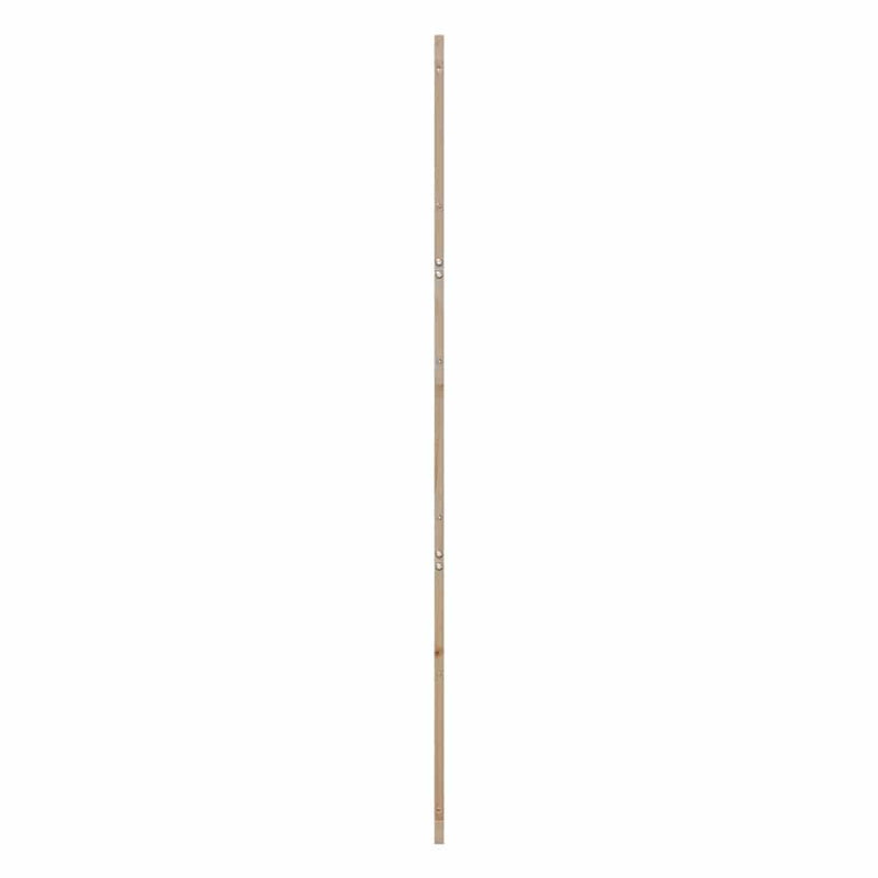 vidaXL Istállóajtó Barna 80 x 210 cm Tömör fenyőfa