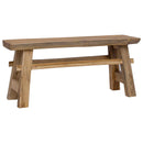 vidaXL pad Természetes 100 x 29 x 43,5 cm Tömör Teakfa