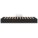 vidaXL Tárolós Ágy fejtámlával tárolóval Fekete 90 x 190 cm Bársony