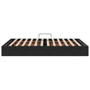 vidaXL Tárolós Ágy tárolóval Fekete 135 x 190 cm Bársony