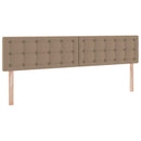 vidaXL Ágy tárolóval és matraccal matracmal Kávé 200 x 200 cm Műbőr