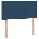 vidaXL Ágy tárolóval és matraccal matracmal Kék 90 x 200 cm Faanyag