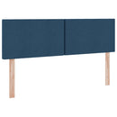 vidaXL Ágy tárolóval és matraccal matracmal Kék 140 x 200 cm Faanyag