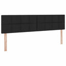 vidaXL Ágy tárolóval és matraccal Fekete 180 x 200 cm Faanyag