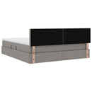 vidaXL Ágy tárolóval és matraccal Tópszínű 160 x 200 cm Faanyag