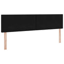 vidaXL LED tárolós ágy matraccal Fekete 180 x 200 cm Bársony