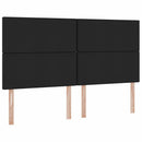 vidaXL Ágy tárolóval és matraccal Fekete 160 x 200 cm Poliészter