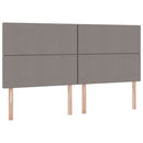 vidaXL Ágy tárolóval és matraccal Tópszínű 200 x 200 cm Poliészter