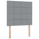 vidaXL Ágy tárolóval és matraccal matracmal Világosszürke 100 x 200 cm