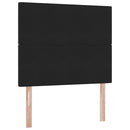 vidaXL Ágy tárolóval és matraccal Fekete 120 x 200 cm Bársony
