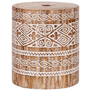 vidaXL Balinéz napernyő alappal Krém 95 x 95 x 260 cm Pamut