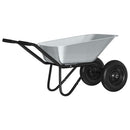 vidaXL Talicska Ezüst és Fekete 137 x 60 x 65,5 cm Acél