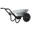 vidaXL Talicska Ezüst és Fekete 124 x 73 x 65 cm Acél
