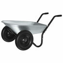 vidaXL Talicska Ezüst és Fekete 124 x 73 x 65 cm Acél