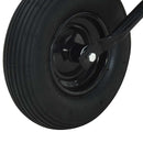 vidaXL Talicska Ezüst és Fekete 133 x 62,5 x 58 cm Acél