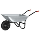 vidaXL Talicska Ezüst és Fekete 133 x 62,5 x 58 cm Acél