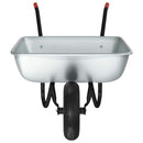 vidaXL Talicska Ezüst és Fekete 133 x 62,5 x 58 cm Acél