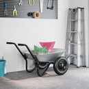 vidaXL Talicska tálca csere Ezüst 90 x 63 x 28 cm Acél