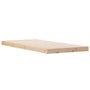 vidaXL Földi ágykeret Természetes 80 x 220 cm Tömör fenyőfa