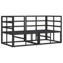vidaXL Kültéri Bútor 2 Darab Fekete és Antracit 71,5 x 71,5 x 71 cm