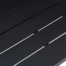 vidaXL Kültéri Bútor Fekete Alumínium