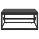 vidaXL Kültéri Bútor Fekete Alumínium