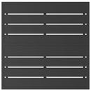 vidaXL Kültéri Bútor Fekete Alumínium