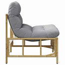 vidaXL Kerti Szék 2 pcs Világosszürke 75 x 75 x 71 cm Acél