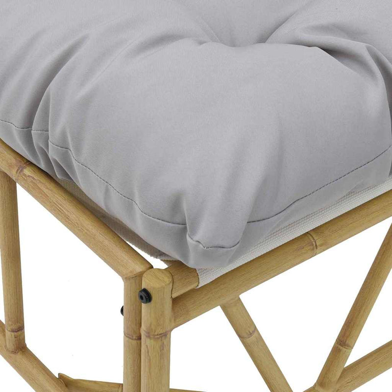 vidaXL Kerti pad Világosszürke 110 x 75 x 71 cm Acél