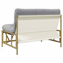 vidaXL Kerti pad Világosszürke 110 x 75 x 71 cm Acél