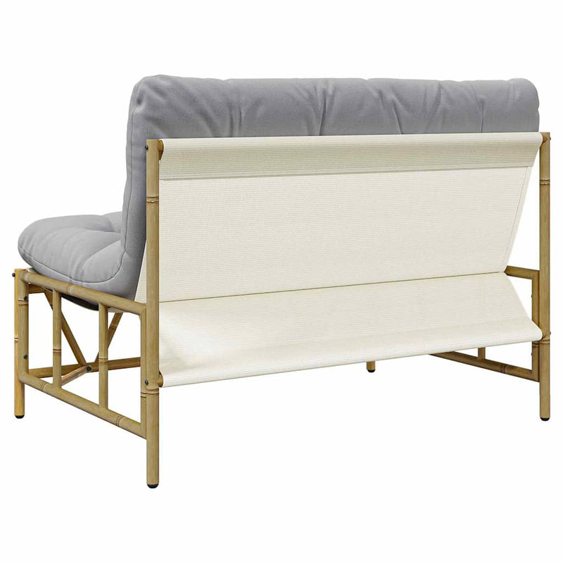 vidaXL Kerti pad Világosszürke 110 x 75 x 71 cm Acél